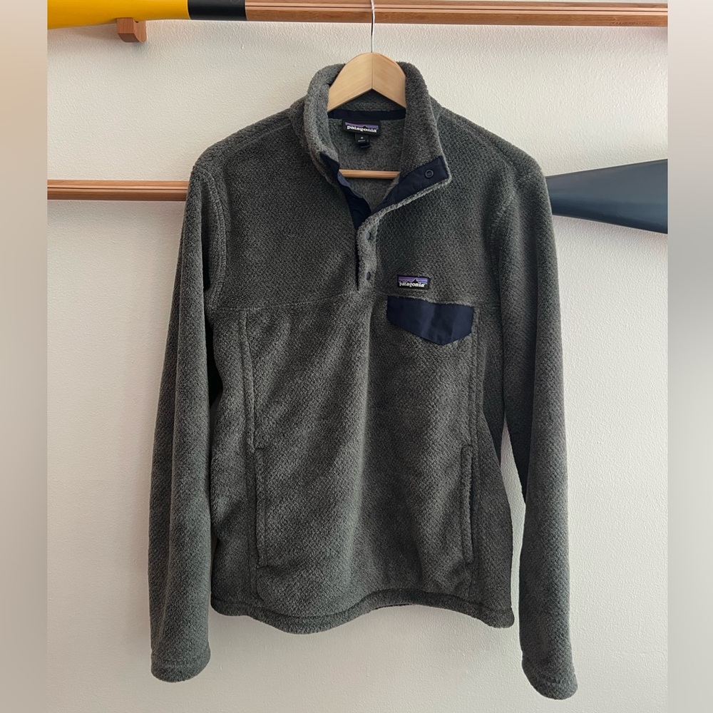 Patagonia Grey Fleece Pullover